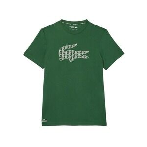 Lacoste Men's Ultra Dry Piqué Tennis T-Shirt in Pine Green Performance XL